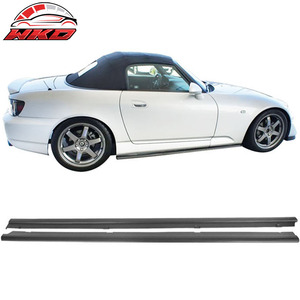 Fits for Honda S2000 AP1 AP2 2000-2009 DF Style Side Skirts Unpainted Black - Product Image 2