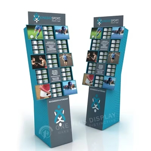 Tùy chỉnh in có thể gập lại bán lẻ móc găng tay các tông sóng giấy hiển thị đứng & kệ cho sử dụng thương mại - Product Image 2