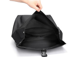 Men's Mori Fashionable <b>Backpack</b> Large Capacity Commuting Schoolbag Zipper Simple Casual Nylon Hand-Held Design Trendy <b>for</b> New - Product Image 3