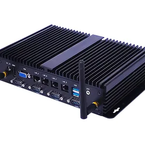 Elsky Fanless Industrial PC Support Intel 4th 5th I3 I5 I7 Mini Pc 2/3/4 Lan Optional