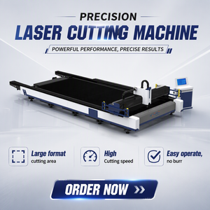 เครื่องตัดโลหะไฟเบอร์เลเซอร์สำหรับงานหนักขนาด 3000x6000 มม. 30000W CNC พร้อม AI สำหรับเหล็กคาร์บอนหนาและเหล็กสแตนเลส - Product Image 1