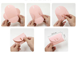 Sentao 250gsm Pearl Color Paper Classical Die Cutting <strong>Mini</strong> <strong>Envelope</strong> Without Heart Buckle - Product Image 6