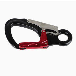 एल्यूमीनियम मिश्र धातु डबल लॉकिंग के लिए ट्रिपल एक्शन स्नैक हुक/चढ़ाई सुरक्षा हुक - Product Image 5