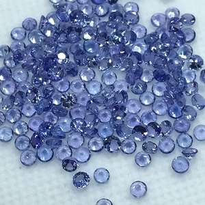 Venta al por Mayor de Gemas Sueltas de Corte Redondo de 2 mm a 6 mm, Tanzanita Azul Violeta para la Fabricación de Joyas, Tanzanita Natural - Product Image 6