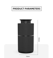 Diffuseur d'huiles essentielles sans eau pour voiture, bureau, maison, diffuseur d'air portable de bureau, désodorisant à faible bruit avec commande par bouton