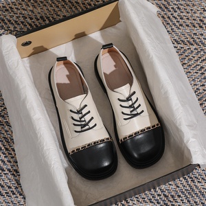 Eleganti Mocassini Mary Jane da Donna in Stile Francese, Scarpe in Microfibra con Lacci, Tacco Grosso, Suola Morbida, Leggere per l'Estate, con Cinturini <span class=keywords><strong>AHMED</strong></span> - Product Image 2