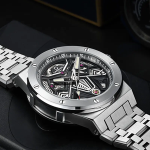 Gran oferta de relojes de lujo para hombre, espejo de zafiro, correa de acero inoxidable, reloj de buceo automático luminoso para hombre, relojes de pulsera clásicos - Product Image 3