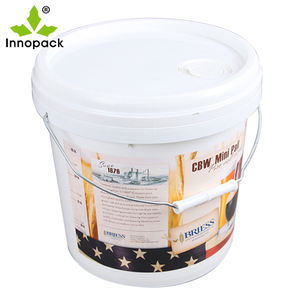 Fabricant de seau en plastique personnalisé de 13 litres avec couvercle seau à peinture pour fûts, seaux et barils - Product Image 3