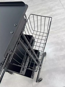 Carrello per Parrucchiere con Funzione di Stoccaggio, Carrello Mobile Resistente per Uso in Salone - Product Image 3