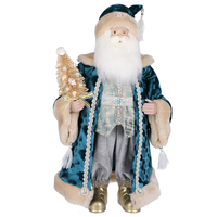 Vente en gros pas cher Table Autre Poupée de Noël Père Noël Bleu foncé Décoration de Noël 2026