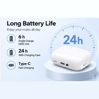 Écouteurs sans fil TWS en vrac 5.3 ANC avec étui de charge, sans emballage de vente au détail, OEM disponible