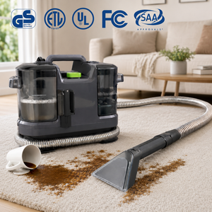 Máquina Portátil de Limpieza de Alfombras y Tapicería con Aspiradora Potente para Limpieza Profunda en Húmedo y Seco, <span class=keywords><strong>Limpiador</strong></span> de Manchas para Sofás Eléctrico con Certificación CE, CB, EMC - Product Image 1