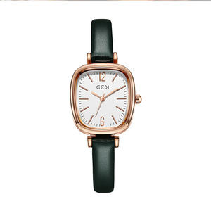 GEDI 51073 cinturón minimalista para mujer, ligero, esfera pequeña resistente al agua, reloj ovalado de nicho para estudiantes a la moda, a la moda y - Product Image 1