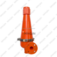 Séparateur de flottation hydrocyclonique à cône MINGJIN 5 pouces, avec revêtement en polyuréthane PU haute rigidité pour système de boue de forage