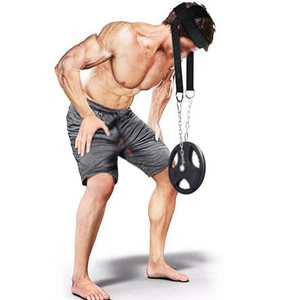 Arnés de Cabeza Profesional Ajustable de Acero y Neopreno para Levantamiento de Pesas, Arnés de Cabeza Duradero y Transpirable para Gimnasio y Fitness - Product Image 2