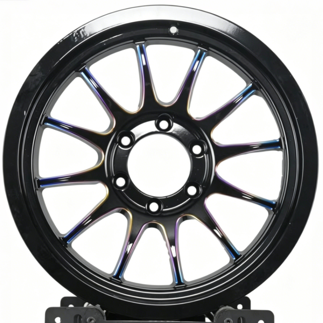 Deep Concave 18 Inch 6x139.7 Gradient Burnt Blue Racing Rims for Tuner Sport A356.2 Aluminum Alloy Car Wheels