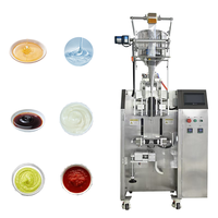 Vente directe d'usine de machines d'emballage liquide entièrement automatiques, adaptées à la sauce tomate, aux vinaigrettes, à la mayonnaise, au miel