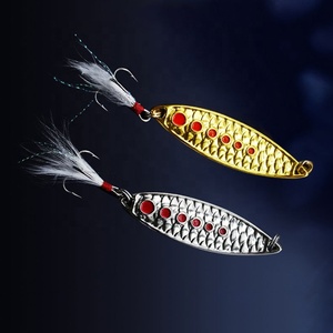 Far-shot isca dura ponto vermelho peixe escala sanguessuga lantejoula zinco liga isca - Product Image 1