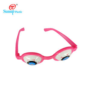 クレイジーパーティープラスチックアイファニーキッズハロウィントイグラス子供用 - Product Image 2