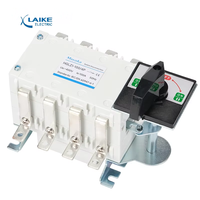 Interrupteur-sectionneur compact HGLZ1 160/4P 400V en plastique et métal à montage sur rail DIN, installation facile dans un tableau de commande ou un coffret de distribution