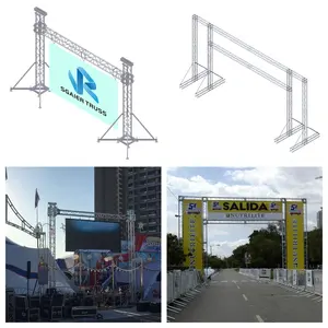 Aluminum truss spigot and concert mobile stage price used for truss displays exhibition booth trusses for events