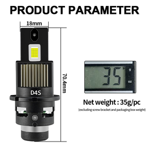 Xe phụ kiện chiếu sáng D Series LED CANBUS D2S D4S Led Đèn Pha Bóng đèn Cắm và chơi xe đèn LED trắng siêu LED 12V LED - Product Image 5