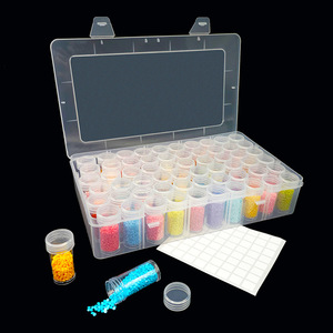 New Big chai 42 cái kim cương sơn lưu trữ <span class=keywords><strong>container</strong></span>, kim cương thêu phụ kiện thạch công cụ tổ chức hộp - Product Image 4