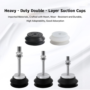 Heavy Duty Borracha De Silicone Ventosa A Vácuo Levantador De Vidro Temperatura Resistente 32 40 50 63 80 100 125mm Produtos De Borracha - Product Image 5