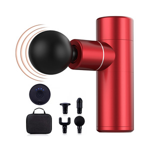 <span class=keywords><strong>Mini</strong></span> <span class=keywords><strong>Pistola</strong></span> de Masaje Recargable para el Hogar, 4 Cabezales, Masajeador Facial y Corporal para Espalda, Cuello y Brazos, Productos Inteligentes para el Hogar - Product Image 2