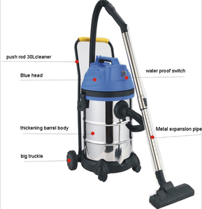Aspirateur industriel humide et sec en acier inoxydable pour hôtel, voiture et usage commercial / Aspirateur de lavage de voiture 30L 1400W - Product Image 2