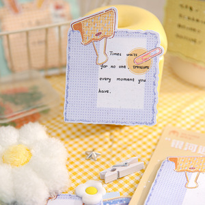 30 hojas por paquete de tarjetas traseras N pegatinas Clip <span class=keywords><strong>Ran</strong></span> serie fija manual coreano decoración estudiante notas adhesivas - Product Image 2