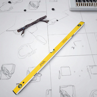 Niveau à bulle en alliage d'aluminium à aimant puissant - Numéros de modèle - 30CM - 60CM - Précision de 1mm - Mesure de niveau de qualité DIY - GS