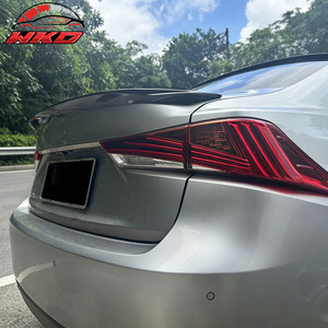 เหมาะสำหรับ Lexus IS250 ปี 2014-2020 สปอยเลอร์หลังทรง OE สีดำเงา - Product Image 3