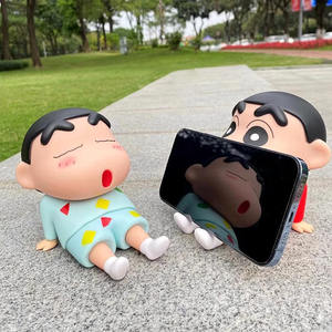 Düşük fiyat toptan sevimli karikatür telefon tutucu bebek süsleri mum boya shin-chan Anime aksiyon figürleri - Product Image 2