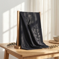 Tissu jersey simple 100 % polyester Sorona haute densité, tricoté, teint, séchage rapide, léger, pour vêtements et textiles de maison pour garçons - Vente en gros
