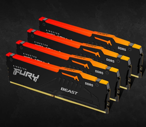Memoria RAM para PC Kingston <span class=keywords><strong>Fury</strong></span> <span class=keywords><strong>Beast</strong></span> DDR5 de 16 GB / 32 GB (16*2) 6000 MHz para Ordenador de Escritorio, Componentes de Memoria RAM de Alto Rendimiento - Product Image 2