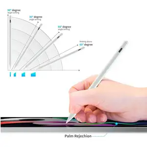 유니버설 디지털 스타일러스 iPad 자기 스타일러스 펜 로고 터치 스크린 태블릿 전화 노트북