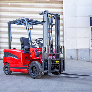 उच्च गुणवत्ता वाले इलेक्ट्रिक फोर्कलिफ्ट 1.5-4 टन विभिन्न सड़क स्थितियों के लिए ठोस टायर का उपयोग करते हैं। - Product Image 2