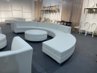 Weißes Sofa-Möbelstück aus Sinofur für Party, Club, Event und Hochzeit
