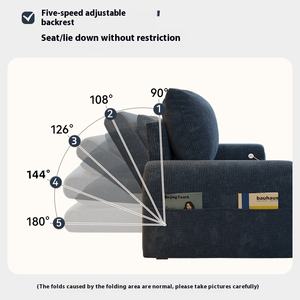 Wood Palace Craftsman <span class=keywords><strong>Puff</strong></span> sofá <span class=keywords><strong>cama</strong></span> Chenille dormitorio sala de estar 2025 nuevo juego de doble uso integrado plegable <span class=keywords><strong>cama</strong></span> de esponja - Product Image 3