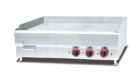 Wajan Panggang Gas Stainless Steel Komersial untuk Dapur, untuk Restoran Steak Hamburger dan Perlengkapan Hotel