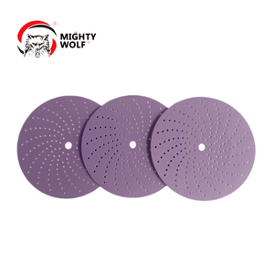 แผ่น<span class=keywords><strong>กระดาษทราย</strong></span>ทรงกลม<span class=keywords><strong>6</strong></span><span class=keywords><strong>นิ้ว</strong></span>สำหรับขัดรถยนต์แผ่นฟิล์มสีม่วง - Product Image 1