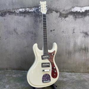 Custom 1965 <span class=keywords><strong>Ventures</strong></span> Johnny Ramone Mark II กีตาร์ไฟฟ้าสีขาวจุดคอเล็ก - Product Image 5
