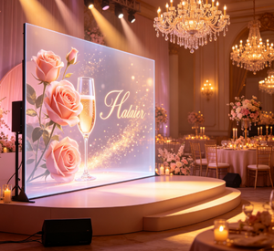 Pantalla de Proyección Holográfica 3D Portátil para Bodas y Fiestas - Product Image 4