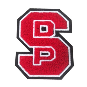 Parches de Chenilla Personalizados de Gran Tamaño con Letras, Parches de Chenilla Personalizados al por Mayor - Product Image 5