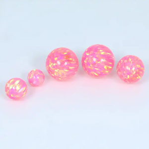 Môi trường đá quý tổng hợp không có lỗ <span class=keywords><strong>Opal</strong></span> hạt sợi <span class=keywords><strong>Polymer</strong></span> ngâm tẩm <span class=keywords><strong>Opal</strong></span> bóng trong 92 màu sắc - Product Image 4