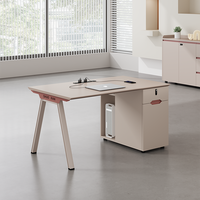 Ensemble bureau et chaise pour personnel, bureau d'ordinateur, poste de travail de bureau