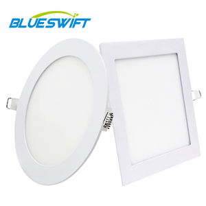 Super brillante OEM Smart regulable Rohs Ip44 Ultra Slim empotrado montado en la superficie sin marco redondo Led Panel de luz de techo 18W precio - Product Image 1