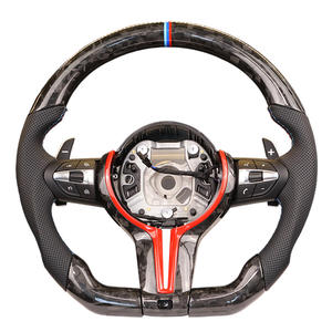 Volante Deportivo de Fibra de Carbono Forjado en Oferta para <span class=keywords><strong>BMW</strong></span> Z4 E89 E65 E71 E91 M2 X1 X3 F13 F16 F32 F90 535i <span class=keywords><strong>335i</strong></span> - Product Image 1