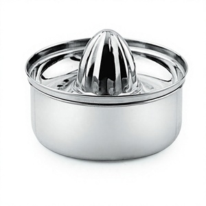 Manual Stainless Steel Lemon & Orange <b>Juicer</b> with Strainer, Rust-Resistant Citrus <b>Press</b> Bowl Orange Squeezer - Product Image 1